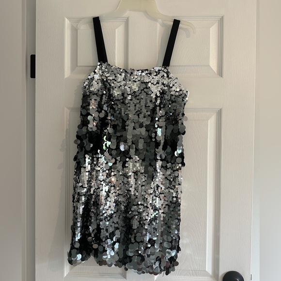 Blue, black and silver sequin dress - Picture 1 of 3
